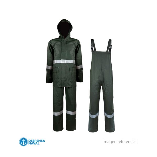 Traje Pu Verde Jardinera T- XL