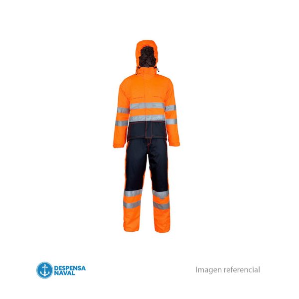 Traje Térmico Alpine Naranja/Azul T-S