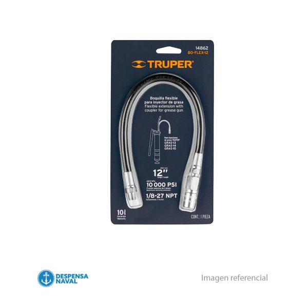 Flexible 12″ con Boquilla Engrase