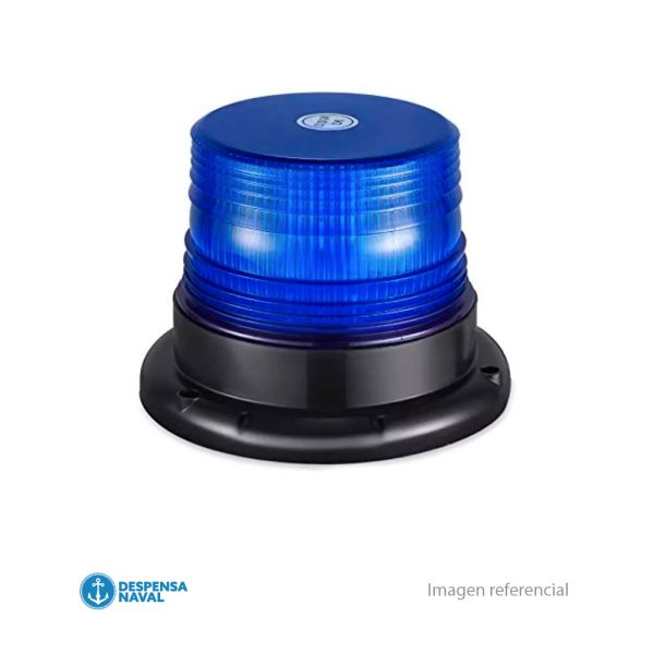 Baliza 30 Led Apernable Azul 9100V H120xD148x82mm