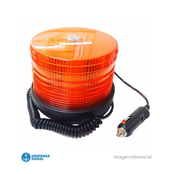 Baliza Ambar Imantada Led 12-48V Estroboscopica