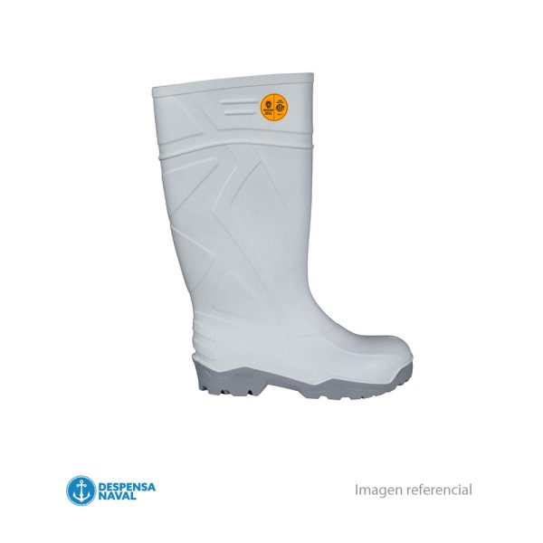 Bota PVC 943 Punta de Acero Blanca T-43