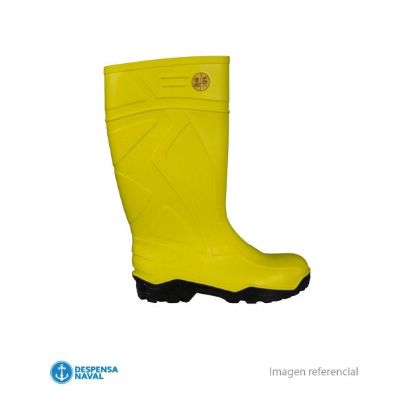 Bota PVC 945 Amarilla Con Punta de Acero T-38