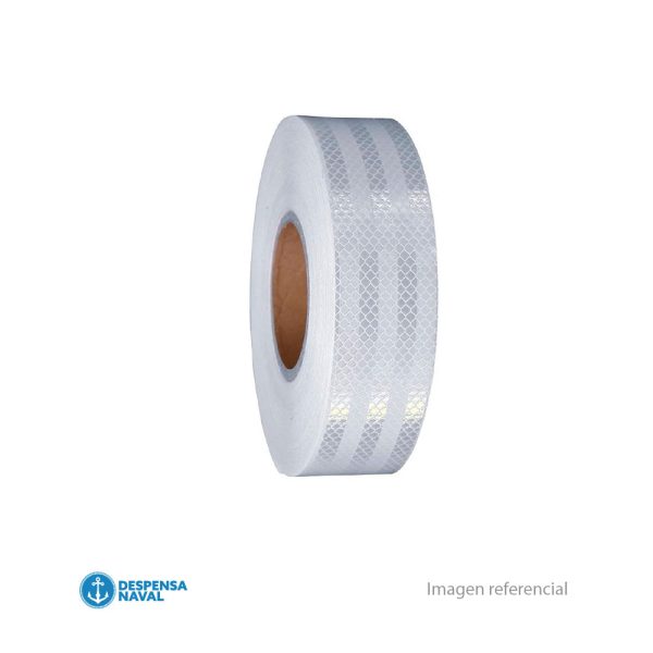 Cinta Reflectante Rollo Blanca x 45.7mts