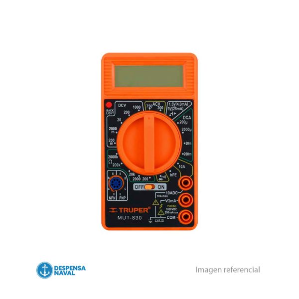 Multimetro Digital Industrial MUT-830