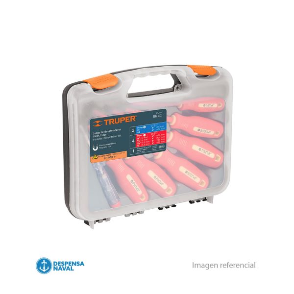 Juego 6 Destornilladores y Probadores de Voltajes