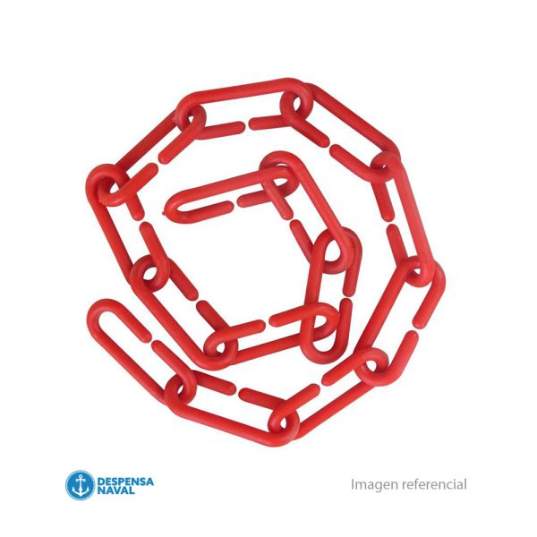 Cadena Plástica Color Rojo Bolsa 50 mt