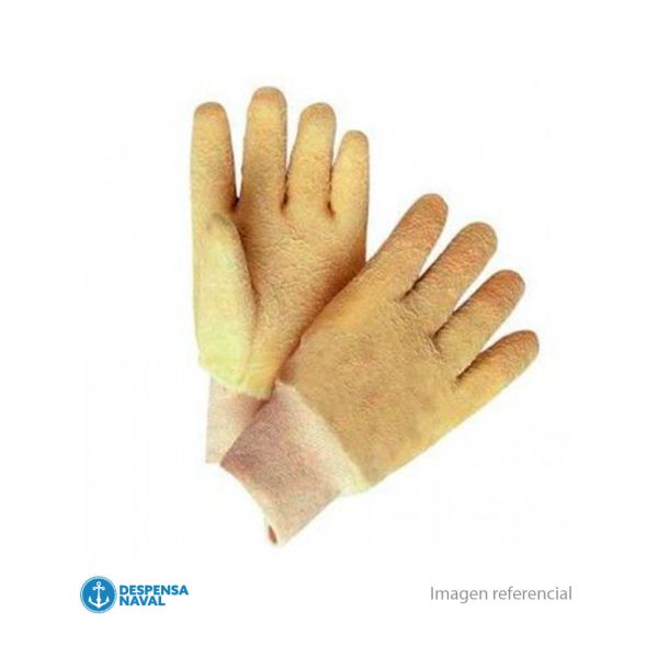 Guante Anticorte Amarillo Puño Tejido