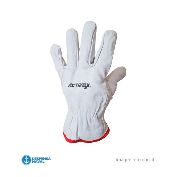 Guante Cabritilla con Forro Gris T- L