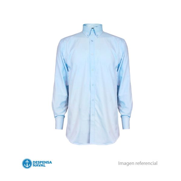 Camisa Oxford M/Larga Celeste UPF 20 T- XL